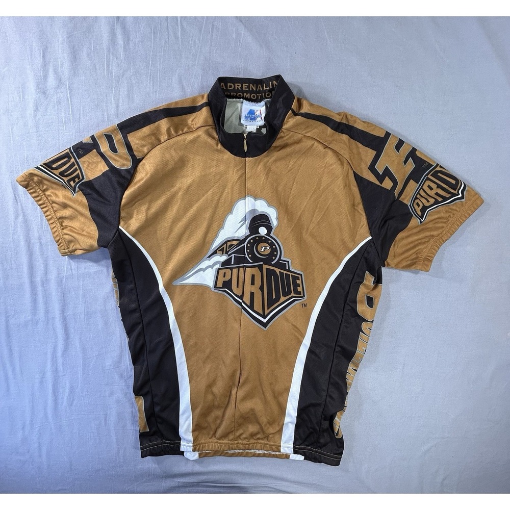 Adrenaline Promotions Purdue Boilermakers Cycling Jersey Men's Medium College